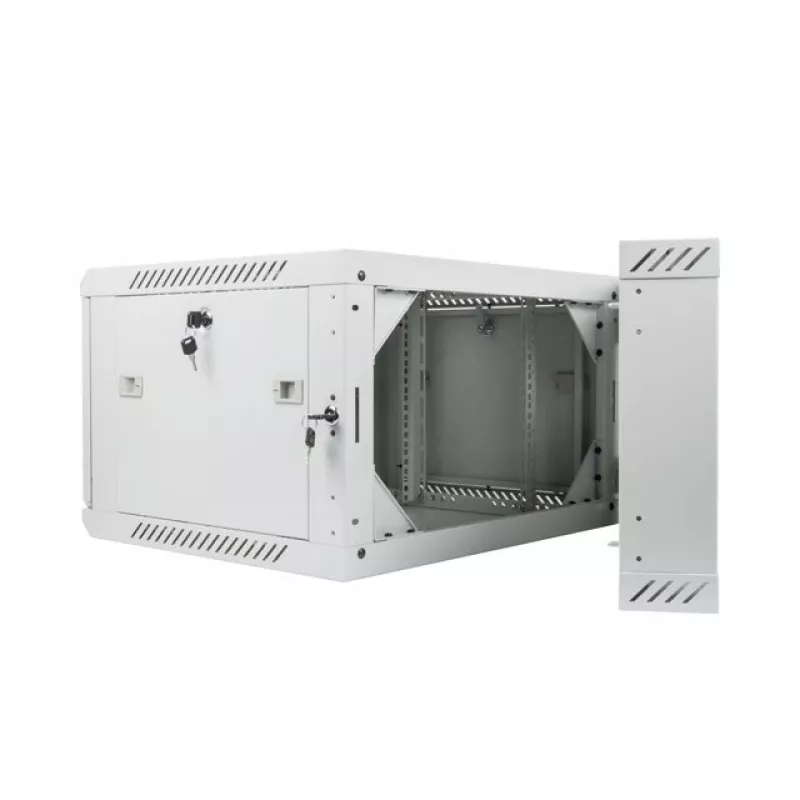 Lanberg WF02-6606-10S armário rack 6U montagem na parede cinzento