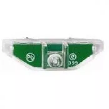 Luz de orientação Merten MEG3901-0006, LED, caixa verde, luz vermelha, AC 100–230 V