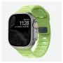 Pulseira Nomad Sport Band verde-clara de borracha — largura 21,5 mm, pulso 160–195 mm