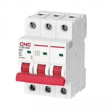 Disjuntor CNC, 3P, 63A, classe C, 6kA