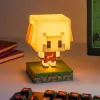 Candeeiro de mesa Paladone Icon Light PP14431MCF Piglin LED, decorativo com design gaming