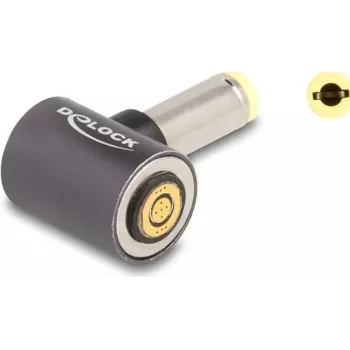 Delock 80791 adaptador para cabo de carregamento de portátil, ficha DC 5,5x2,5 mm para conector magnético de 8 pinos