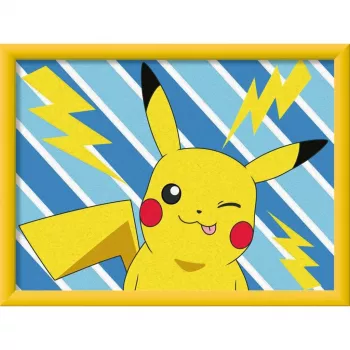 Conjunto de pintura Ravensburger CreArt — Pikachu Traquina (modelo 25557), conjunto de pintar por números
