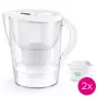 Jarra com filtro de água BRITA Marella XL com capacidade de 3,5 l e 2 cartuchos Maxtra+ Pro