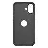 Estojo de proteção Nillkin para iPhone 16 Plus Super Frosted Pro — preto, capa rígida fina