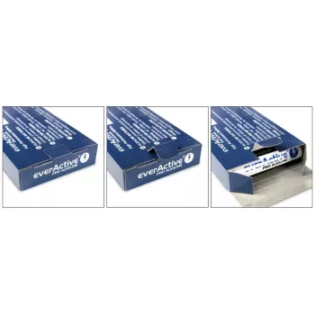 Pilha alcalina descartável everActive LR0310PAK AAA 1,5 V 1250 mAh pack de 10