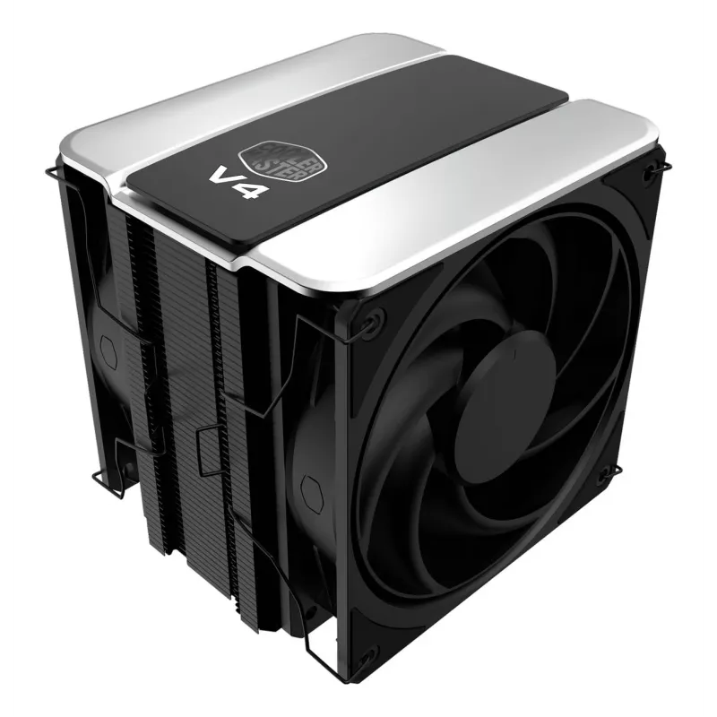 Arrefecedor de ar para processador Cooler Master V4 Alpha 3DHP, ventoinha de 120 mm, compatível com LGA1700/AM5, preto