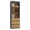 Estante de escritório Top e shop RS-60 ANT/ART KPL — 3 prateleiras, aglomerado, 600×350×1800 mm