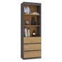 Estante de escritório Top e shop RS-60 ANT/ART KPL — 3 prateleiras, aglomerado, 600×350×1800 mm