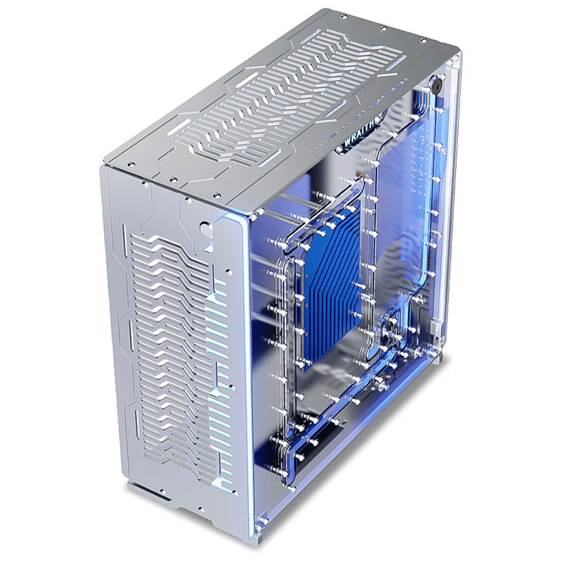 Singularity Computers Wraith Caixa de PC ITX/DTX, Prateado