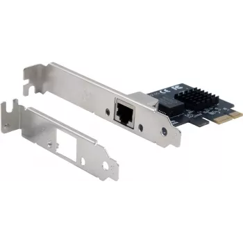Placa de rede PCIe Exsys EX-60111 — 2,5 Gigabit Ethernet, interface PCIe