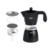 Máquina de café expresso Adler AD 4421 — bomba de 15 bar, caixa preta