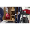 Aspirador de pó Bosch BGB 41RD3H — 600 W, saco de 4 l, filtro HEPA, raio de ação de 11 m, tubo telescópico, vermelho