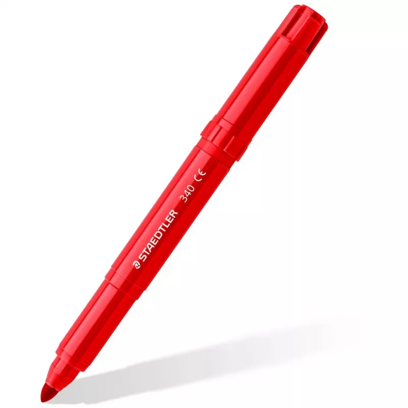 Marcador Staedtler Noris Jumbo pack de 6 lavável não tóxico — ponta larga, marcadores seguros para crianças