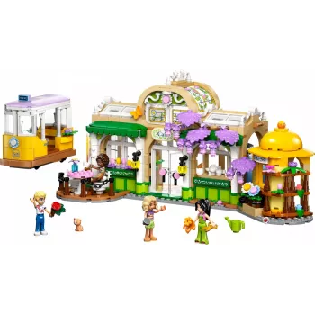 LEGO conjunto LEGO FRIENDS 42671 Café de Plantas & Florista Conjunto de brincar com funções de café e florista