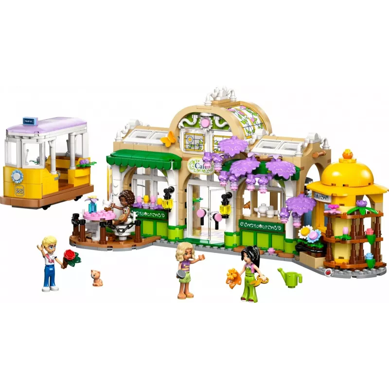LEGO conjunto LEGO FRIENDS 42671 Café de Plantas & Florista Conjunto de brincar com funções de café e florista
