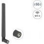 Antena omnidirecional DELOCK 5G LTE GNSS WiFi 6 ficha SMA 0,9–4,1 dBi 183 mm com articulação inclinável