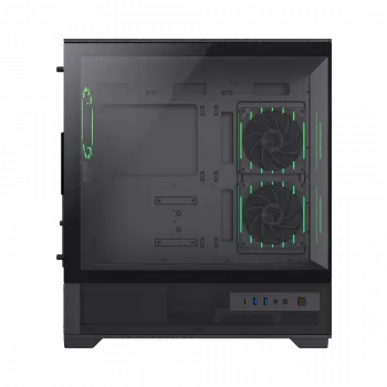 Caixa Gamemax | VISTA 2 AB | preto | Midi-Tower | fonte de alimentação não incluída