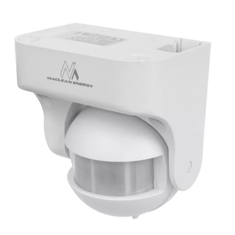 Detetor de movimento MACLEAN MCE358 W — sensor de presença PIR, branco