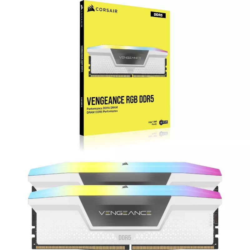 RAM CORSAIR Vengeance RGB - 32 GB (kit 2x 16 GB) - DDR5 6000 DIMM CL36