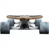 Prancha de skate RAM Solitary Blanc de blanc — prancha RAM, acabamento branco/cinzento