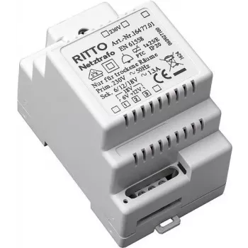 Fonte de alimentação Ritto 1647701 24V 1.5A – calha DIN 24 V DC, saída 1,5 A