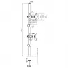 Suporte de TV Maclean 13-27 polegadas MC-966 (mesa, 27), suporte para monitor, Preto