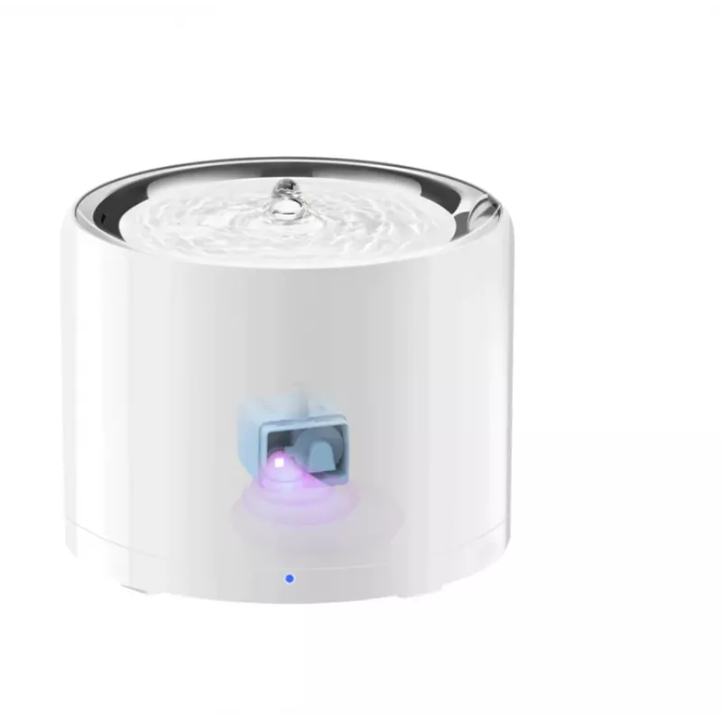 PETKIT Eversweet 3 Pro UVC bebedouro inteligente para animais, sem fios, 1,35 l, aço inoxidável, branco