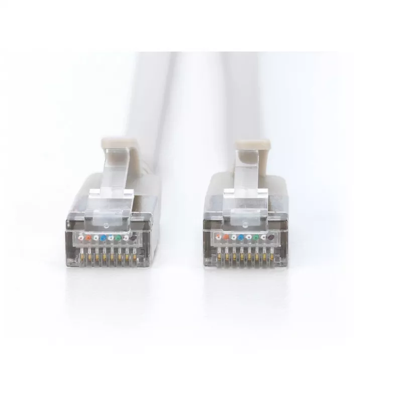 Cabo patch fino Digitus CAT 6A F-FTP 10 m cinzento