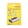 Comutador de vídeo BNC DeLOCK 87669