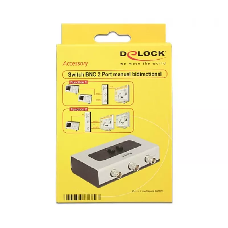 Comutador de vídeo BNC DeLOCK 87669
