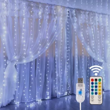 Cortina LED Extralink KURTYNA LED 3x3 com comando (Modelo EX.73172)