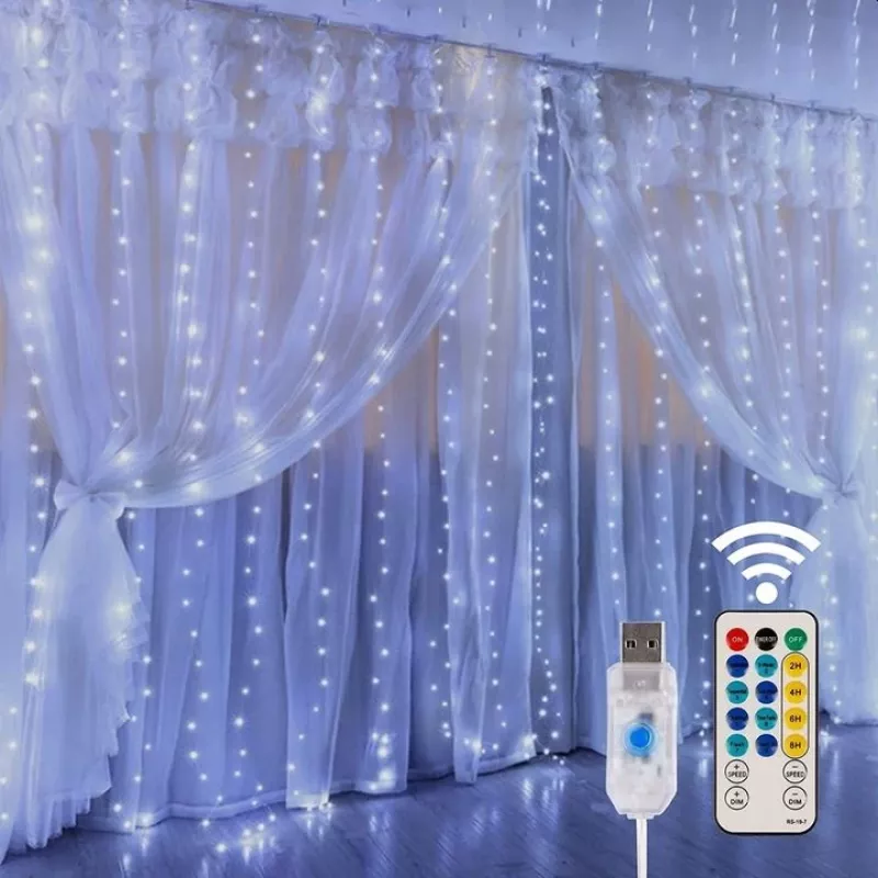 Cortina LED Extralink KURTYNA LED 3x3 com comando (Modelo EX.73172)