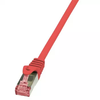 Logilink PrimeLine - Cabo de rede - RJ-45 (M) - RJ-45 (M) - 1 m - SFTP, PiMF - CAT 6 - liso, sem halogéneos - vermelho (CQ2034S)