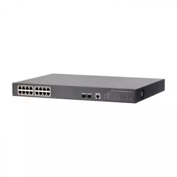 Dahua Technology PoE DH-PFS4218-16GT-240 switch de rede gerido Gigabit Ethernet (10/100/1000) Power over Ethernet (PoE) preto