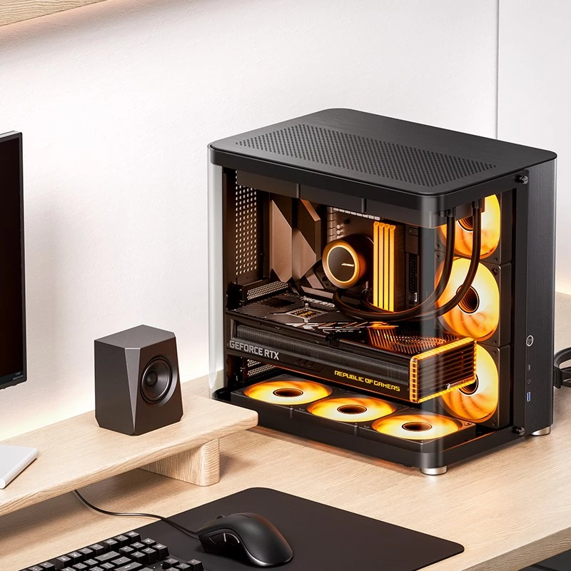 Caixa para PC Jonsbo TK-2 2.0 Midi Tower preto