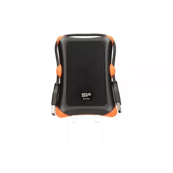 Disco rígido externo Silicon Power Armor A30 (1TB; 2.5; USB 3.2; 5400 rpm; Laranja-Preto; SP010TBPHDA30S3K)