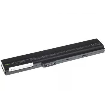 Bateria Green Cell AS02 para ASUS série K52 — Li‑Ion 4400 mAh, 11,1 V, 6 células, preto