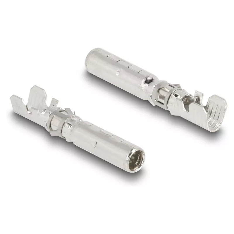 DeLOCK 60058 conector de cabo DL4 prateado macho/fêmea 20 unidades
