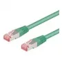 Cabo de rede patch Wentronic Goobay CAT 6, S/FTP (PiMF), verde, 3 m - LSZH sem halogéneos, cobre (68291)
