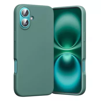 Capa protetora para iPhone 16 Plus Vention KUHG0-20 verde com compatibilidade MagSafe