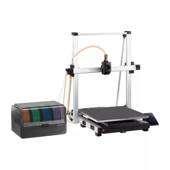 Impressora 3D AnyCubic Kobra 3 Max Combo — volume de impressão 420×420×500 mm, PETG/PLA, temperatura máxima do bico 300°C, cama aquecida 90°C, Wi-Fi