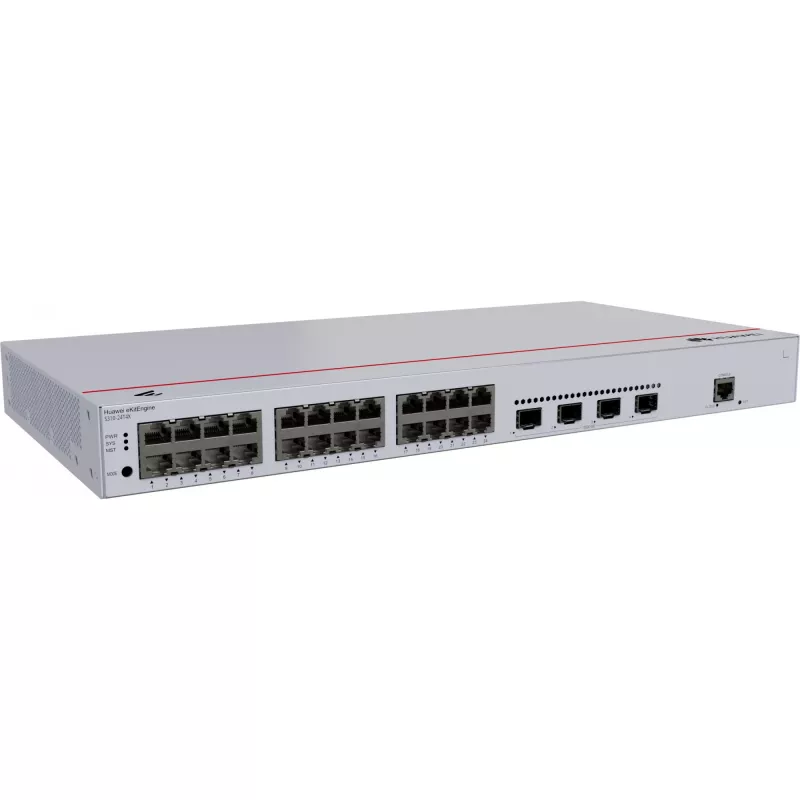 Switch Huawei S310-24T4X Gigabit Ethernet 24 portas 1U cinzento