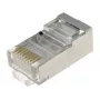 Pacote de fichas RJ45 extra digital LYUS006 – 100 peças, para cabos Ethernet