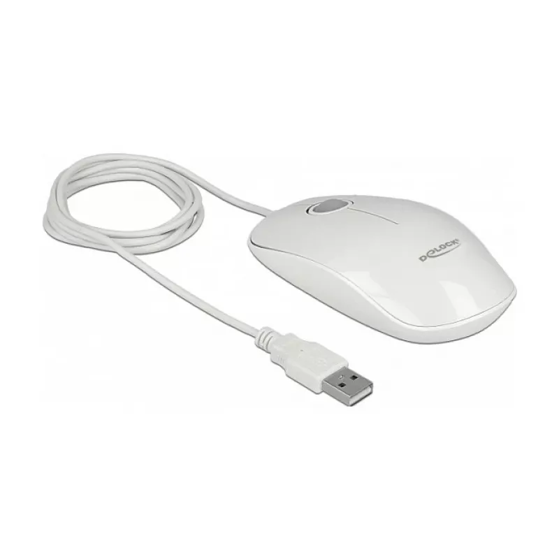 Rato DeLOCK 12537 USB Type-A ótico 1200 DPI