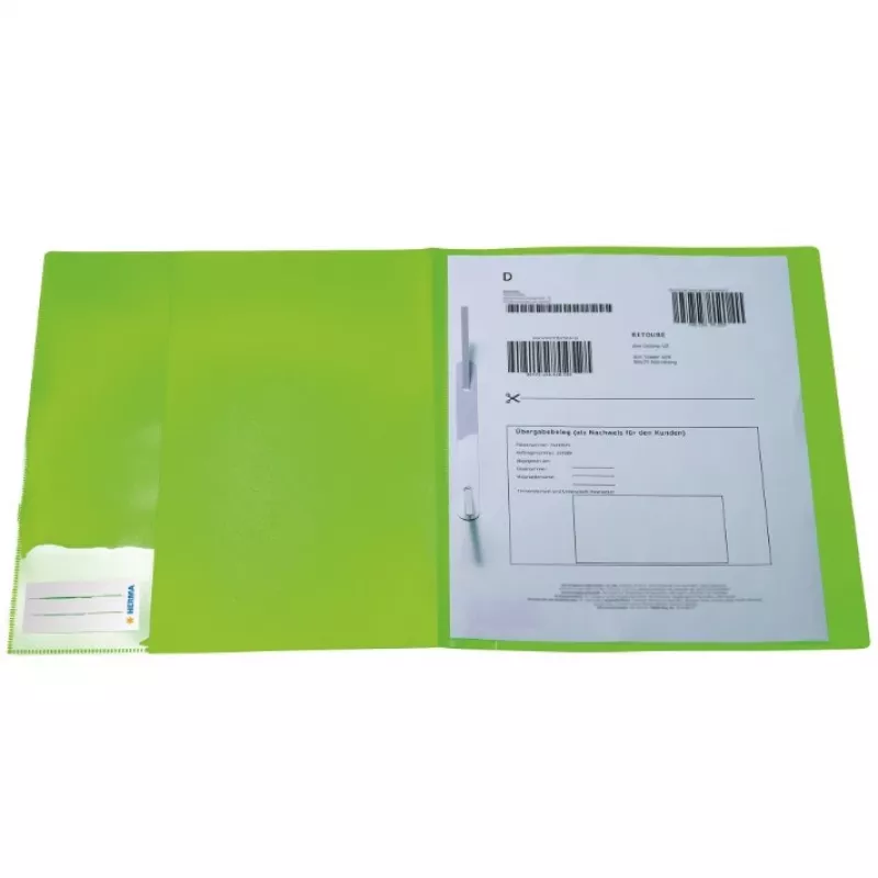 Dossier HERMA 19639 polipropileno verde A4 240x310mm