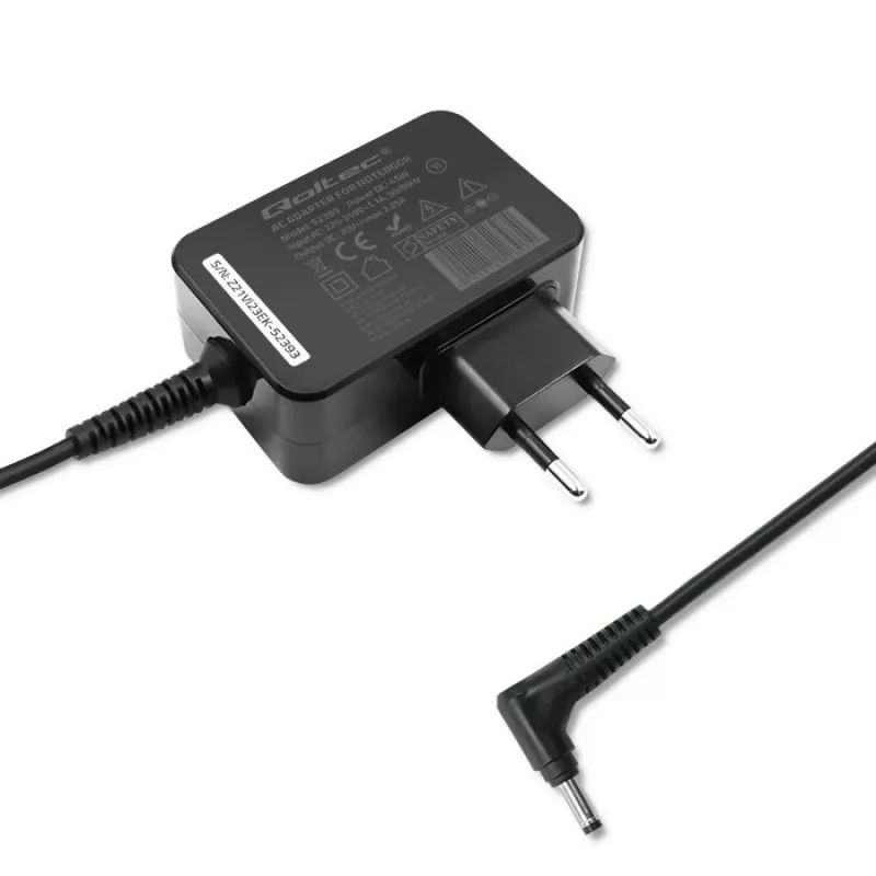 Fonte de alimentação QOLTEC 45W 20V 2,25A para dispositivos portáteis, modelo 52393