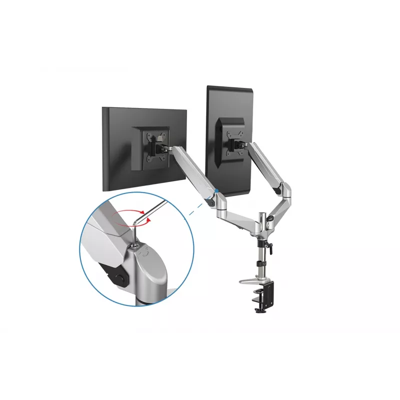 Suporte para dois monitores Digitus, 2x 32, 2x 8 kg