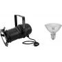 Projetor PAR-30 EUROLITE 20000286 lâmpada LED 11W 6500K para iluminação de palco e de destaque