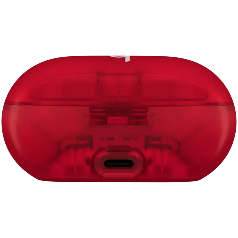 Beats Solo Buds - auriculares true wireless - Transparent Red, modelo A3151 A3150 A3152